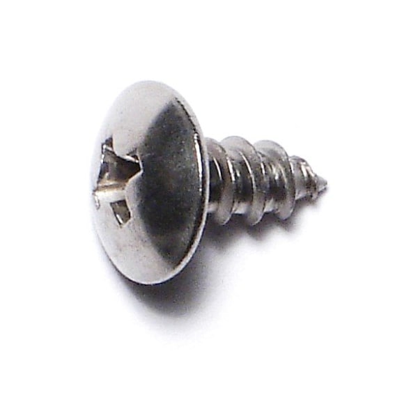 Midwest Fastener Sheet Metal Screw, #8 x 3/8 in, 18-8 Stainless Steel Truss Head Phillips Drive, 100 PK 51753 - main